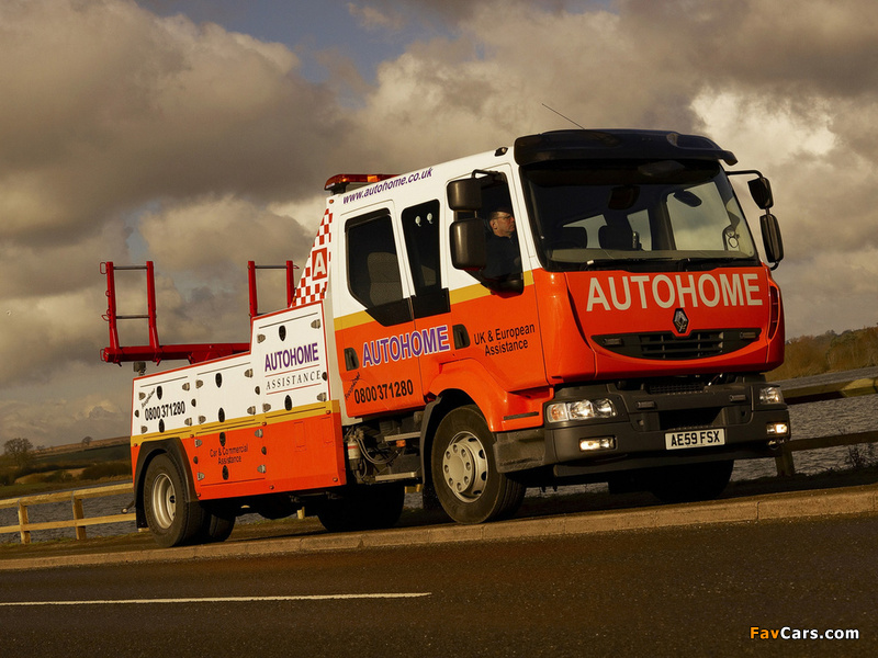 Photos of Renault Midlum Crew Cab Tow Truck UK-spec 2006–13 (800 x 600)