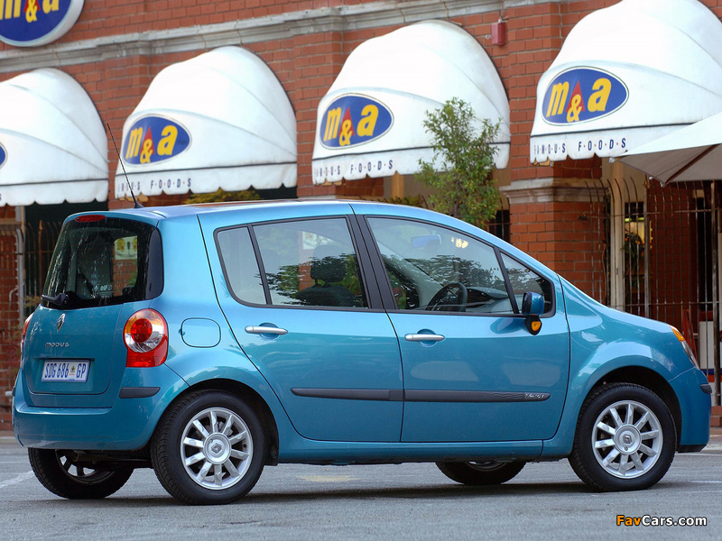 Renault Modus ZA-spec 2005–07 pictures (800 x 600)