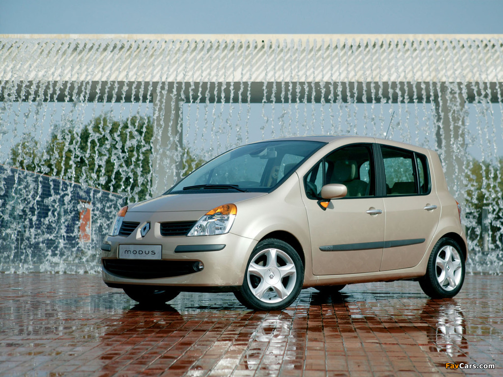 Renault Modus 2004–07 wallpapers (1024 x 768)