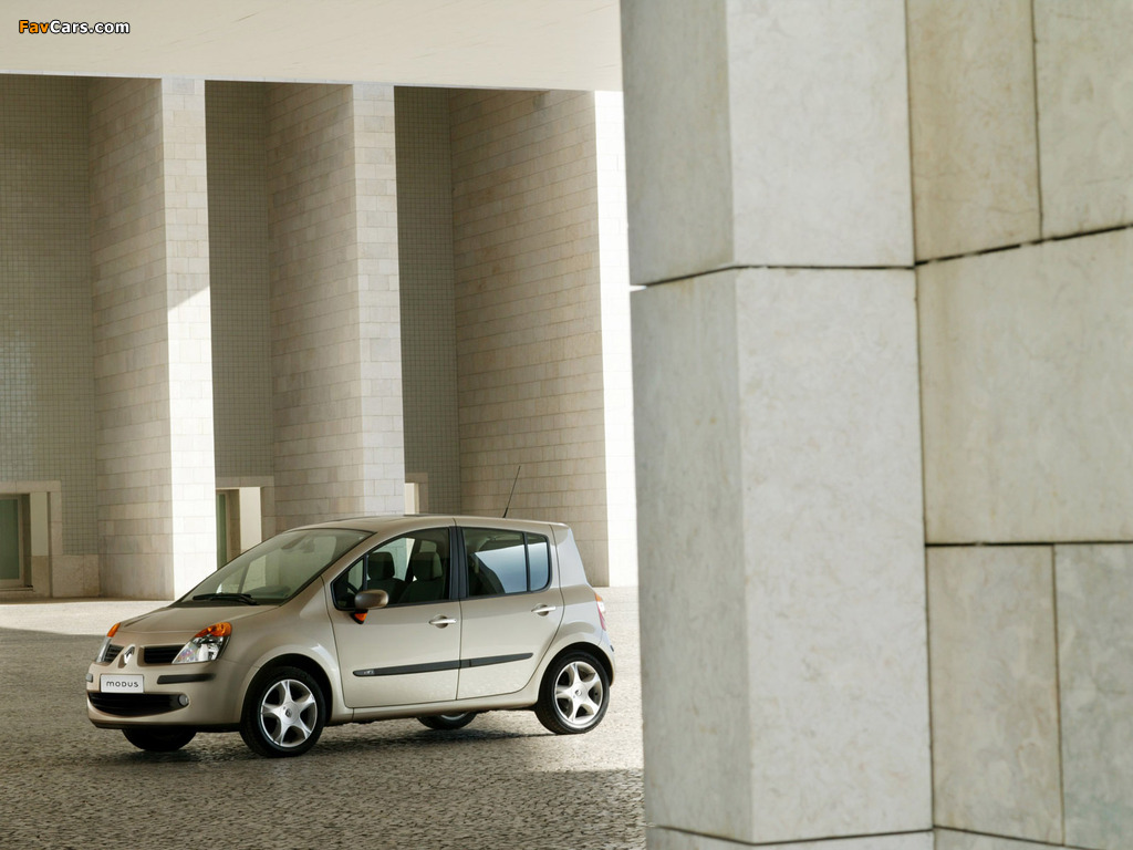 Renault Modus 2004–07 wallpapers (1024 x 768)