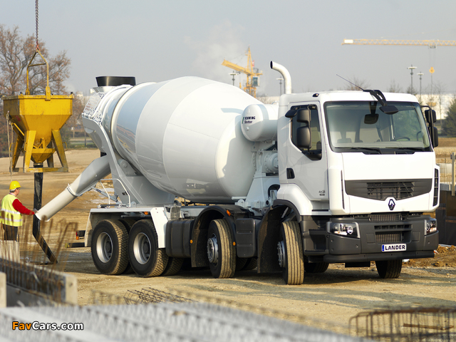 Renault Premium Lander 8x4 Mixer 2006–13 photos (640 x 480)