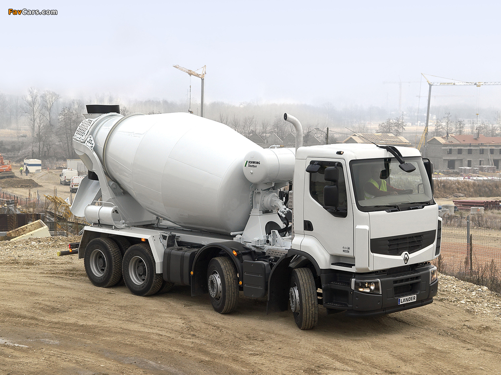 Renault Premium Lander 8x4 Mixer 2006–13 pictures (1024 x 768)