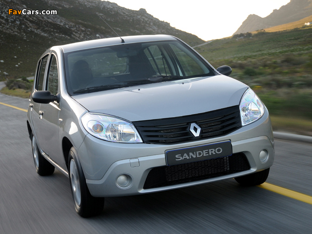 Renault Sandero ZA-spec 2009 images (640 x 480)