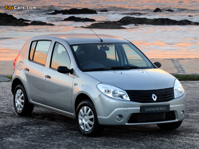 Renault Sandero ZA-spec 2009 pictures (640 x 480)