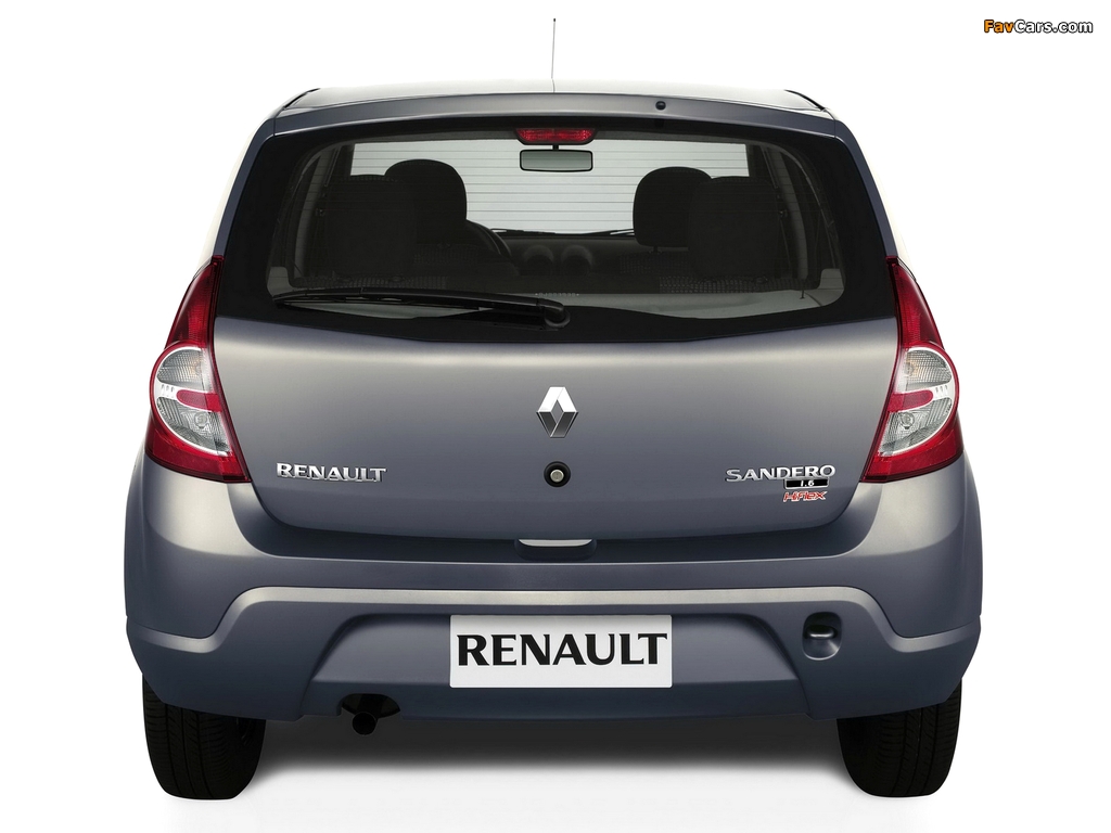 Renault Sandero BR-spec 2007–11 wallpapers (1024 x 768)