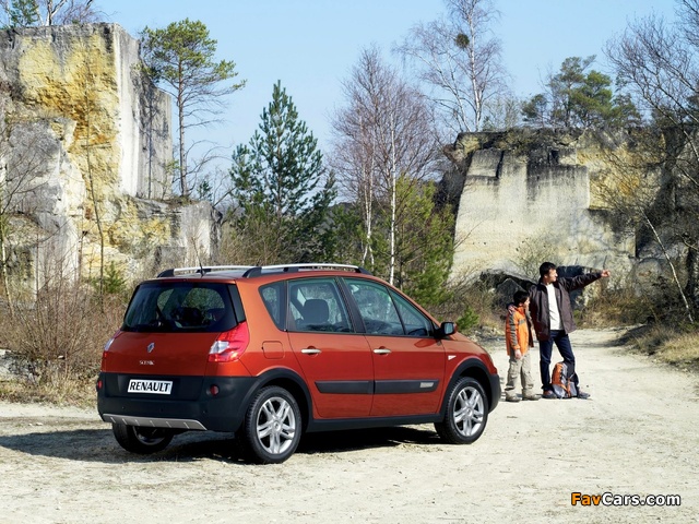 Renault Scenic Conquest 2007–09 wallpapers (640 x 480)