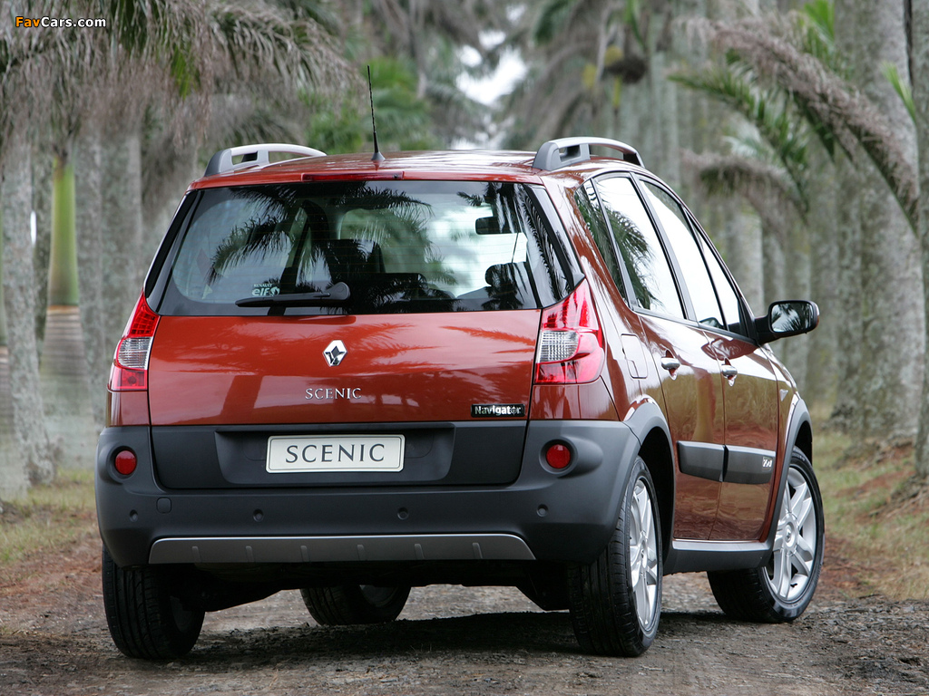 Renault Scenic Navigator 2008–09 wallpapers (1024 x 768)