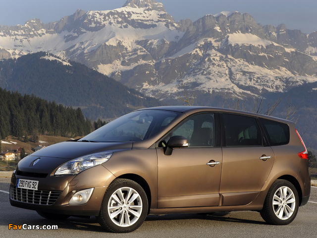 Renault Grand Scenic 2009–12 wallpapers (640 x 480)