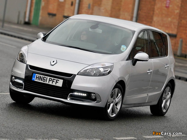 Renault Scenic UK-spec 2012–13 images (640 x 480)
