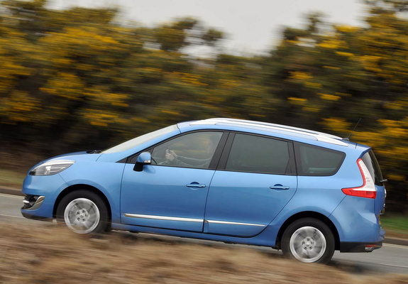 Renault Grand Scenic UK-spec 2012–13 pictures