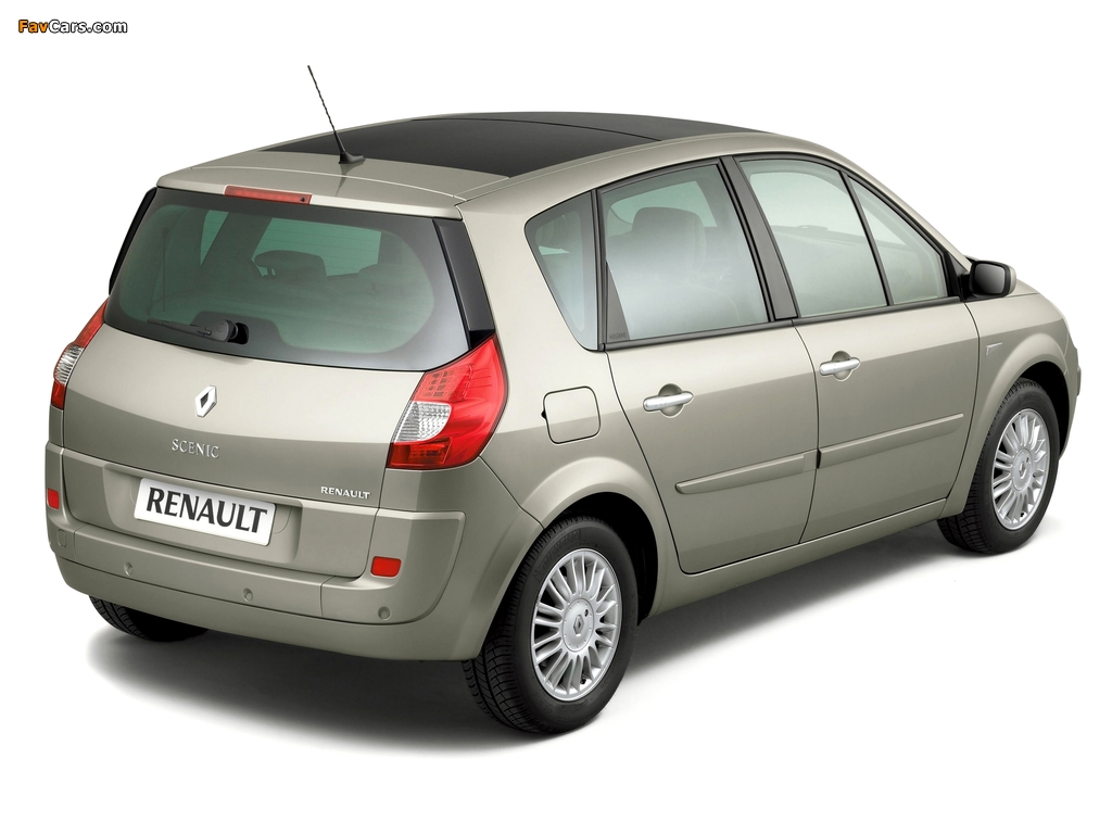 Renault Scenic 2006–09 wallpapers (1024 x 768)