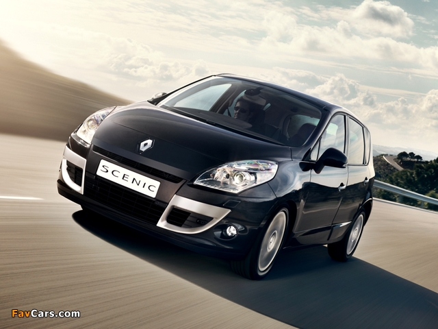 Renault Scenic UK-spec 2009–12 wallpapers (640 x 480)