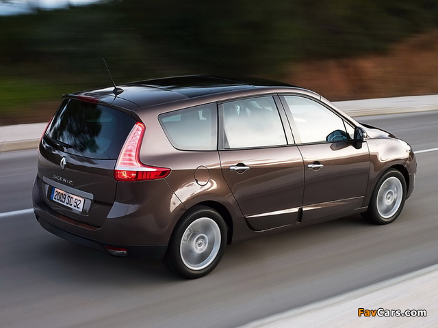 Renault Grand Scenic 2009–12 wallpapers (640 x 480)