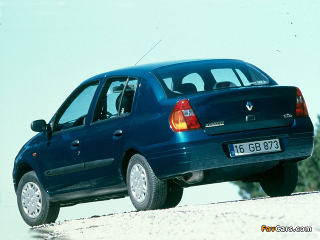 Renault Clio Symbol 1999–2002 wallpapers (640 x 480)