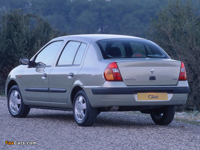 Renault Clio Symbol 2001–08 wallpapers (640 x 480)
