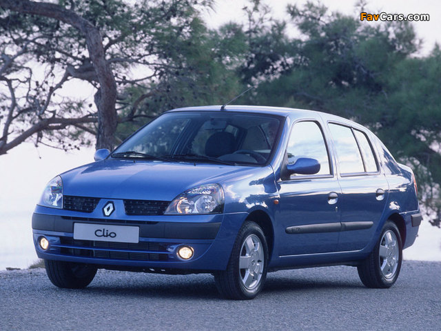 Renault Clio Symbol 2001–08 wallpapers (640 x 480)