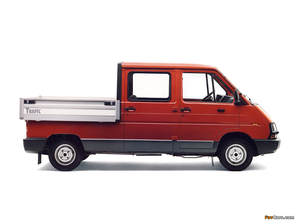 Renault Trafic Double Cab Pickup 1989–2001 wallpapers (1024 x 768)