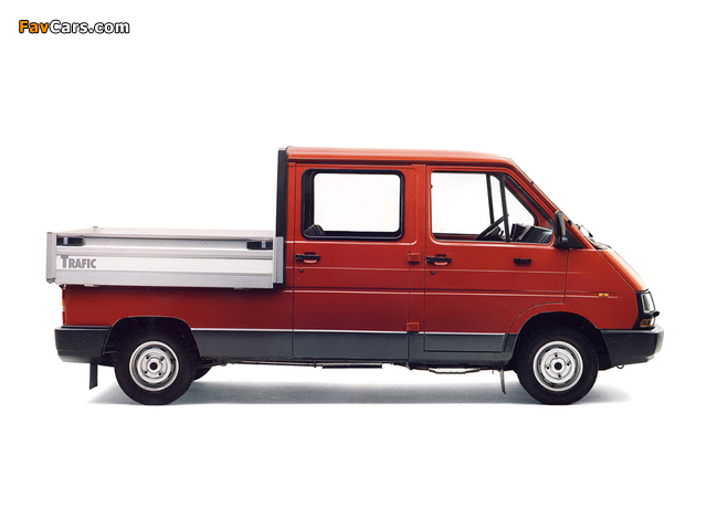 Renault Trafic Double Cab Pickup 1989–2001 wallpapers (640 x 480)