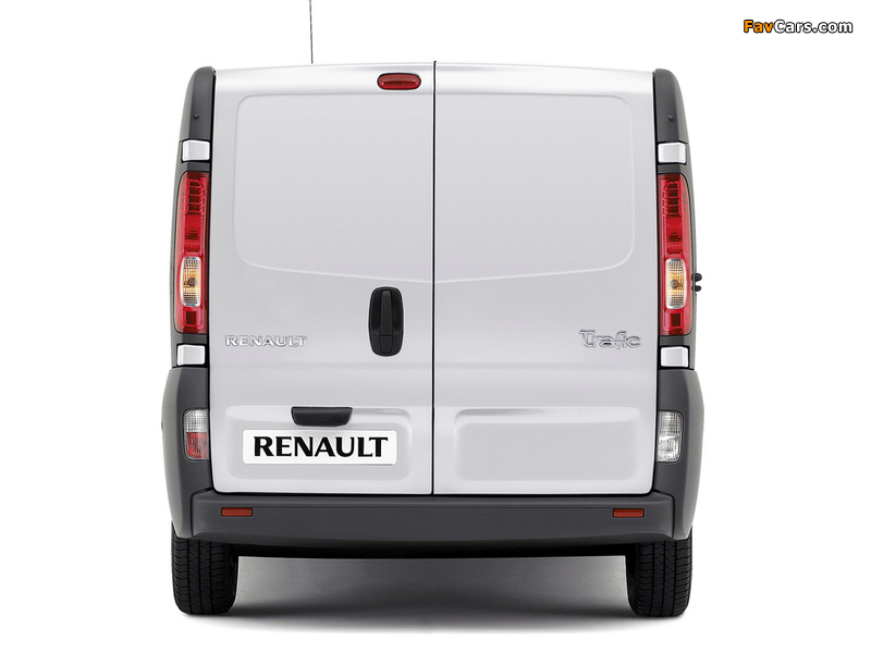 Renault Trafic LWB Van 2010 wallpapers (800 x 600)