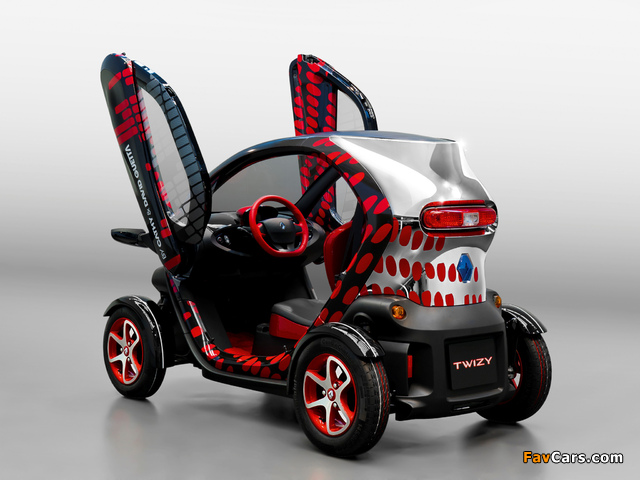 Pictures of Renault Twizy Z.E. by Cathy & David Guetta 2012 (640 x 480)