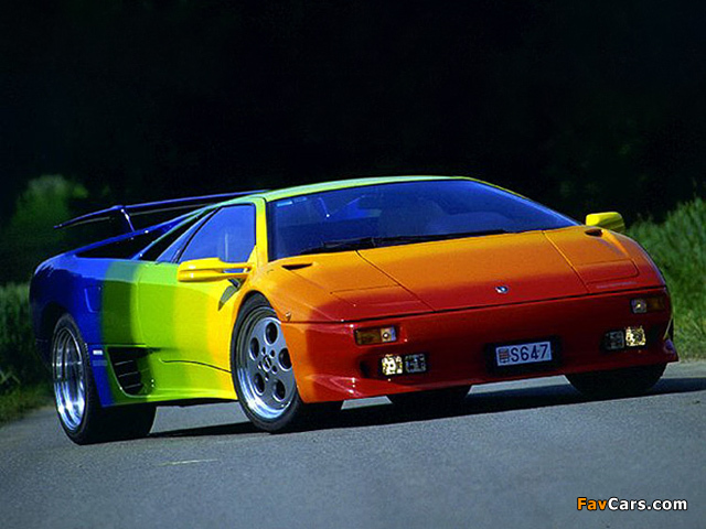 Images of Rinspeed Lamborghini Diablo VT 1999 (640 x 480)