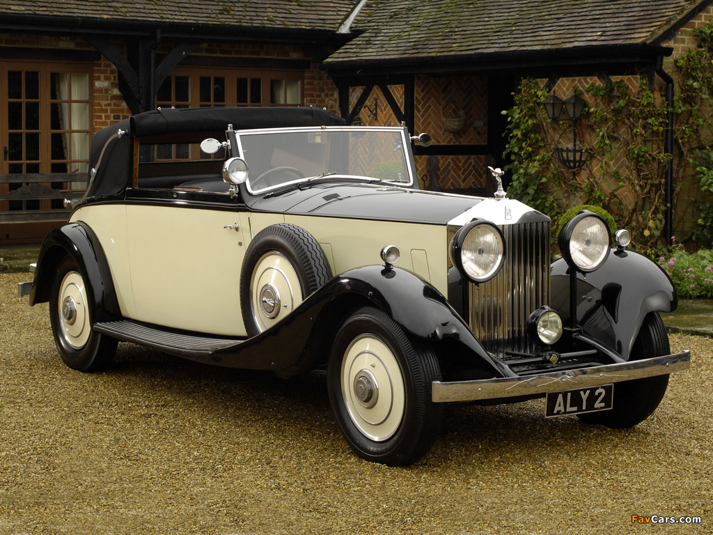 Images of Rolls-Royce 20/25 HP Drophead Coupe by James Young 1934 (1024 x 768)