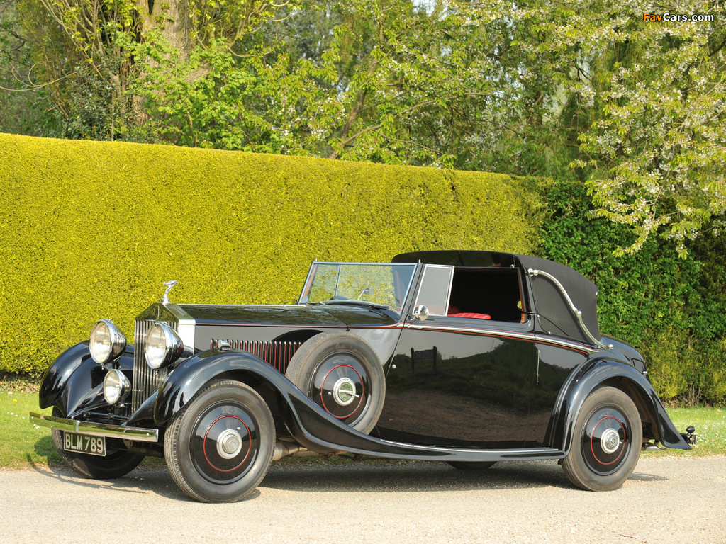 Photos of Rolls-Royce 20/25 HP Drophead Coupe by Mulliner 1934 (1024 x 768)