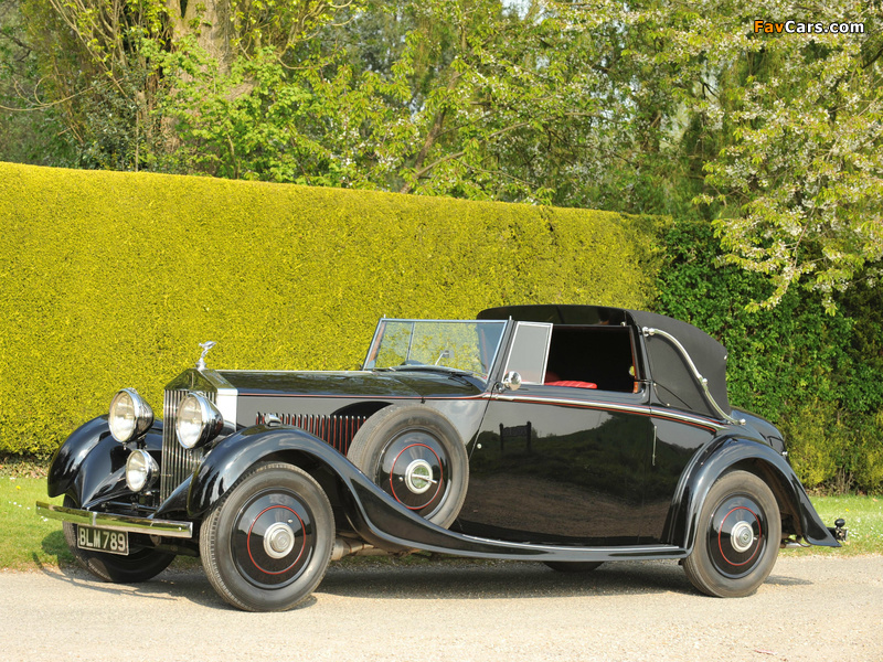 Photos of Rolls-Royce 20/25 HP Drophead Coupe by Mulliner 1934 (800 x 600)