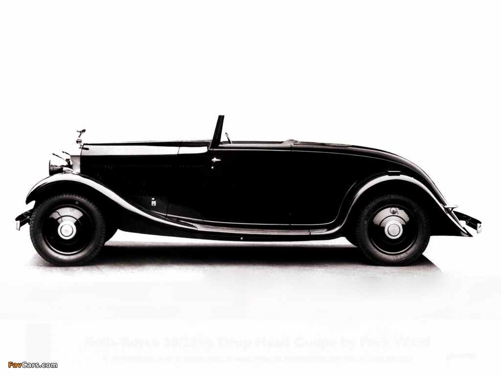 Pictures of Rolls-Royce 20/25 HP Drophead Coupe by Park Ward (1024 x 768)