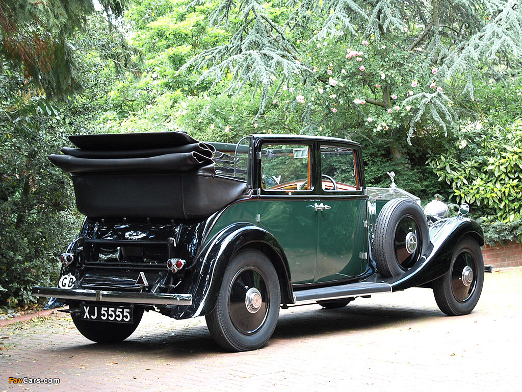 Rolls-Royce 20/25 HP All Weather Saloon by Salmons & Sons 1933 wallpapers (1024 x 768)