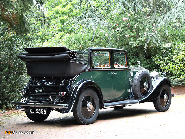 Rolls-Royce 20/25 HP All Weather Saloon by Salmons & Sons 1933 wallpapers (640 x 480)