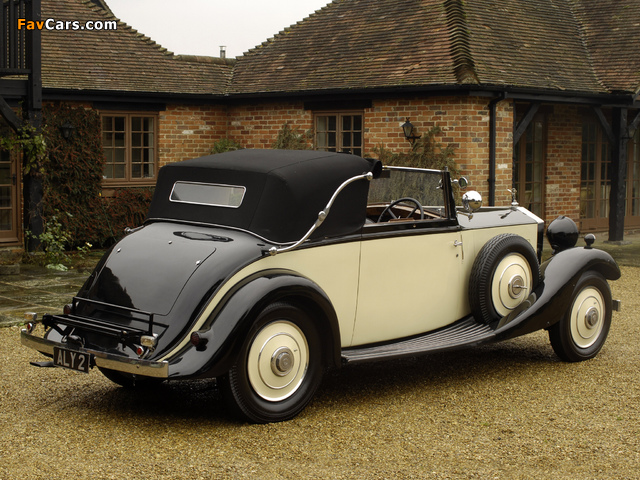Rolls-Royce 20/25 HP Drophead Coupe by James Young 1934 pictures (640 x 480)