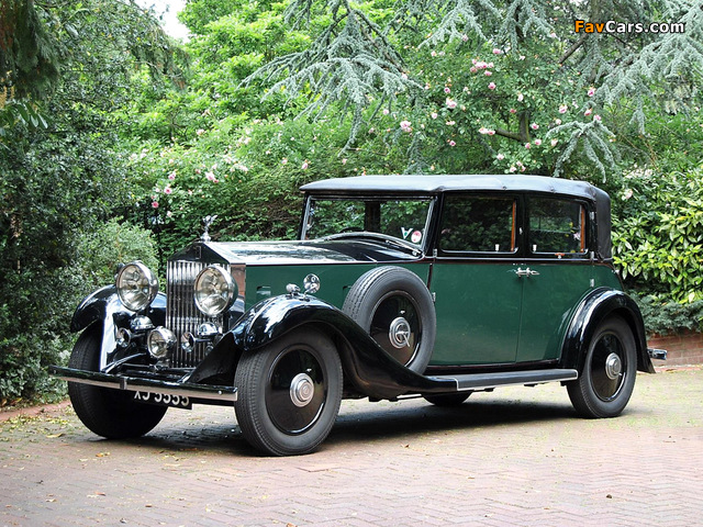 Rolls-Royce 20/25 HP All Weather Saloon by Salmons & Sons 1933 wallpapers (640 x 480)