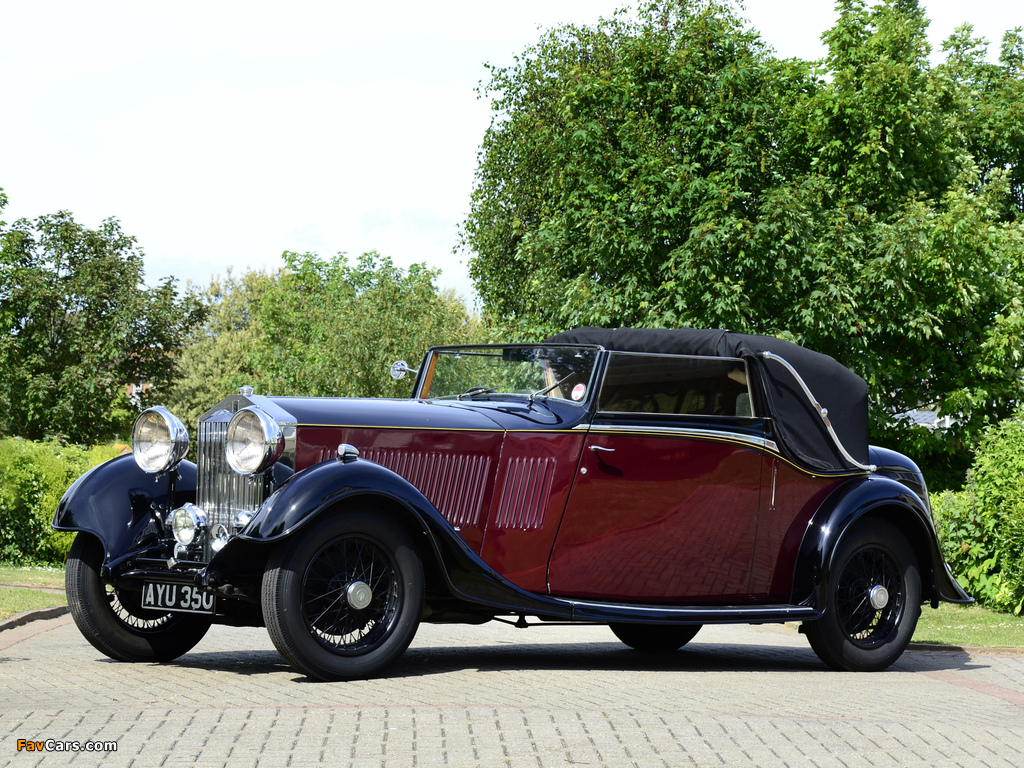 Rolls-Royce 20/25 HP Drophead Coupe by Thrupp & Maberly 1934 wallpapers (1024 x 768)