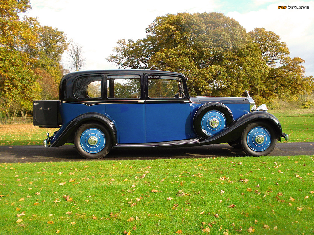 Photos of Rolls-Royce 25/30 HP Limousine by Hooper 1937 (1024 x 768)