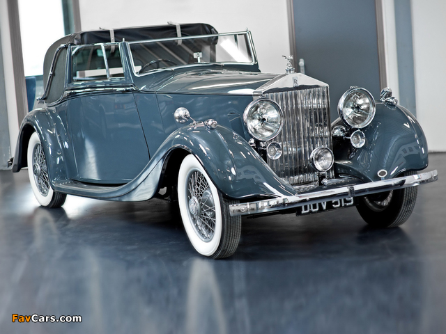 Rolls-Royce 25/30 HP Sedanca Coupe by Hooper 1937 photos (640 x 480)