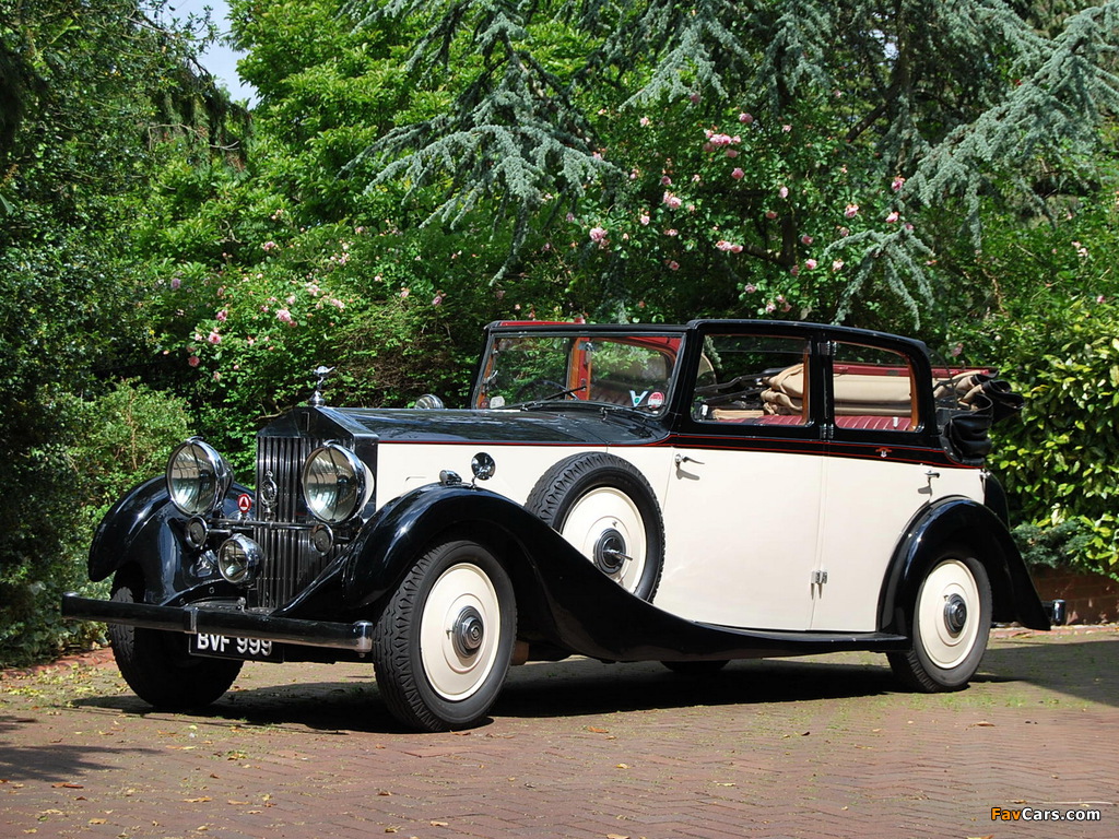 Rolls-Royce 25/30 HP Tickford All Weather Saloon by Salmons & Sons 1937 photos (1024 x 768)