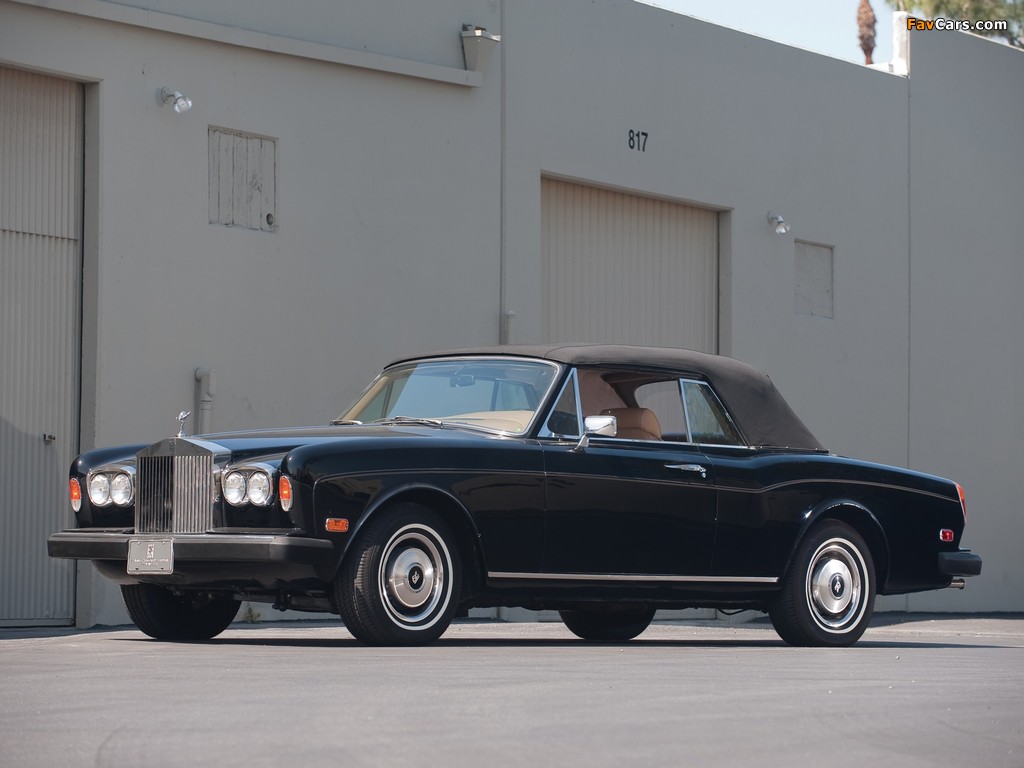 Pictures of Rolls-Royce Corniche Convertible 1977–87 (1024 x 768)