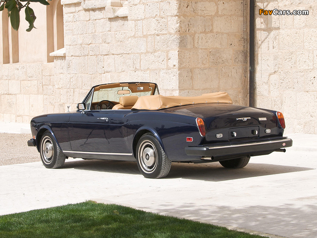 Rolls-Royce Corniche Convertible 1977–87 photos (640 x 480)