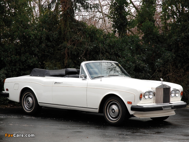 Rolls-Royce Corniche Convertible 1977–87 wallpapers (640 x 480)