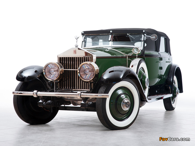 Images of Rolls-Royce Springfield Phantom I Convertible Sedan by Hibbard & Darrin 1929 (640 x 480)