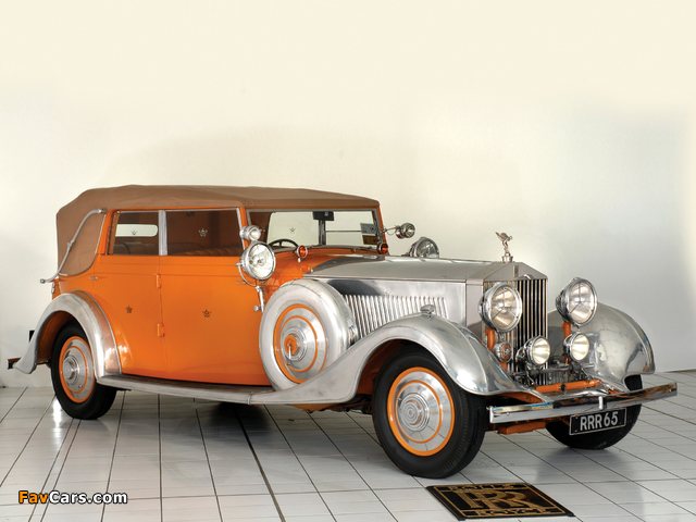 Images of Rolls-Royce Phantom II 40/50 HP Cabriolet Star of India 1934 (640 x 480)