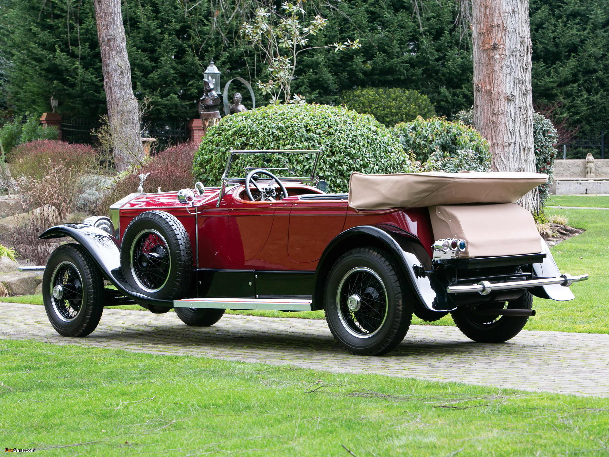 Photos of Rolls-Royce Phantom I Derby Speedster by Brewster (S155PM) 1927 (2048 x 1536)