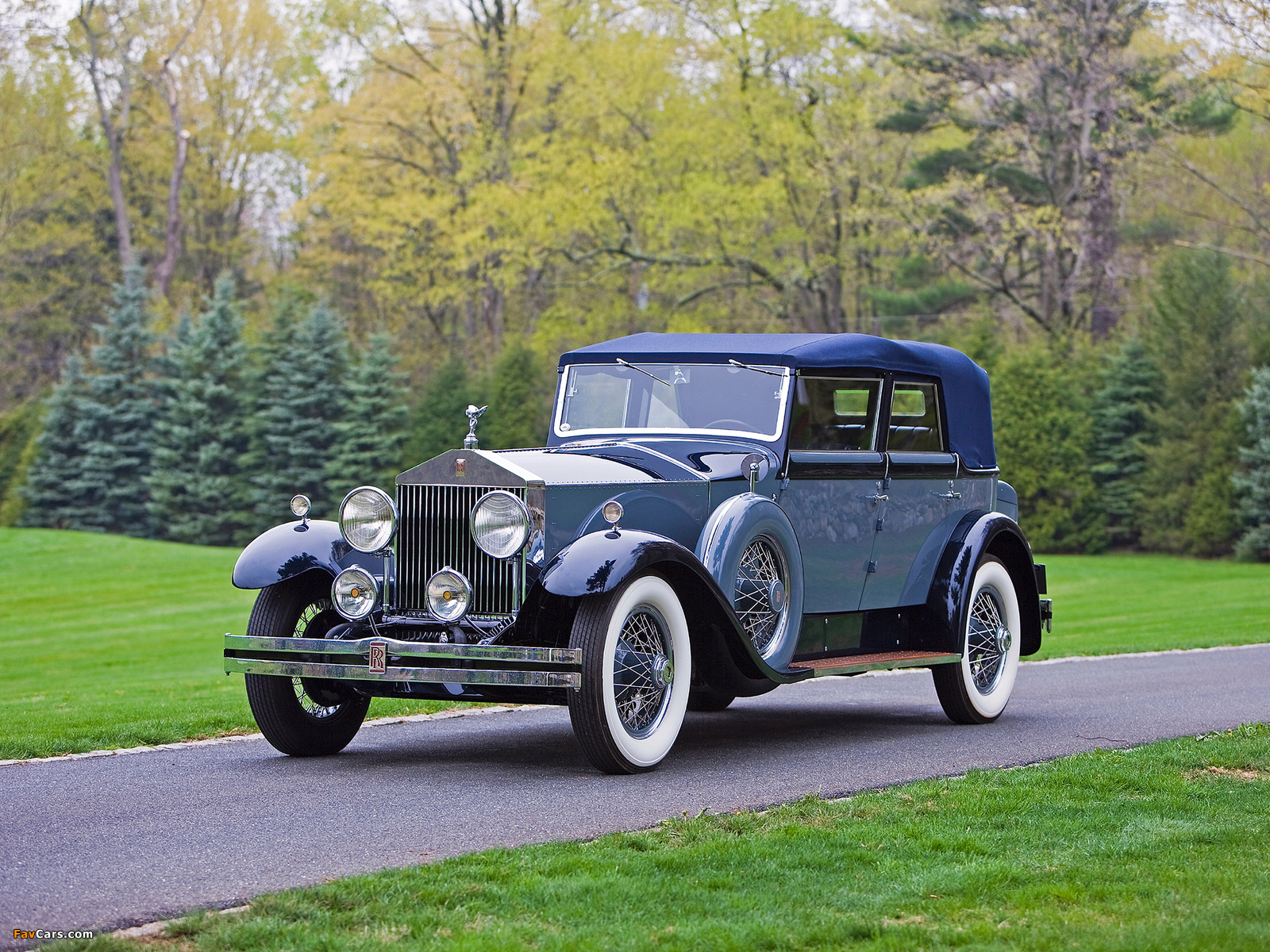 Photos of Rolls-Royce Phantom I Convertible Sedan by Hibbard & Darrin 1929 (1600 x 1200)
