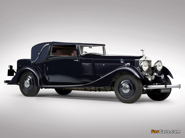 Photos of Rolls-Royce Phantom II Continental Sedanca Coupe 1933 (640 x 480)
