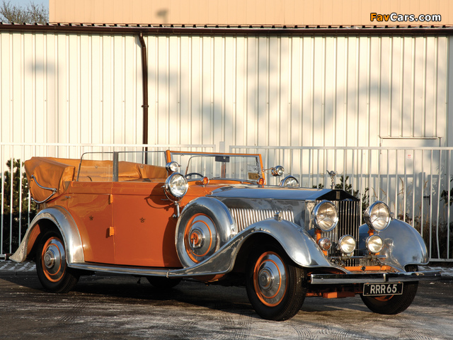Photos of Rolls-Royce Phantom II 40/50 HP Cabriolet Star of India 1934 (640 x 480)