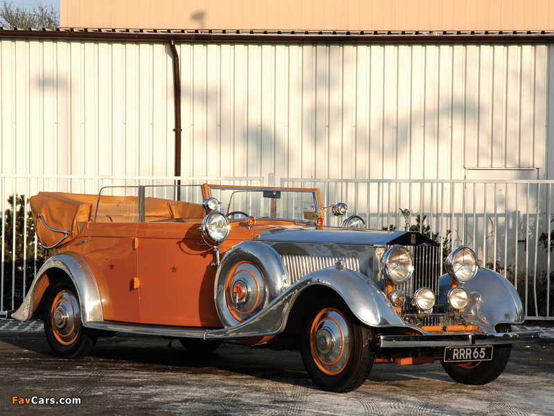 Photos of Rolls-Royce Phantom II 40/50 HP Cabriolet Star of India 1934 (800 x 600)