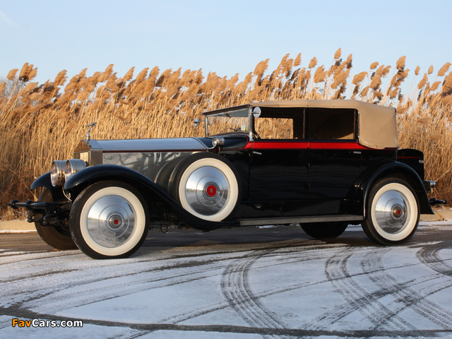 Rolls-Royce Springfield Phantom I Newmarket Convertible Sedan by Brewster (S393KP) 1928 pictures (640 x 480)