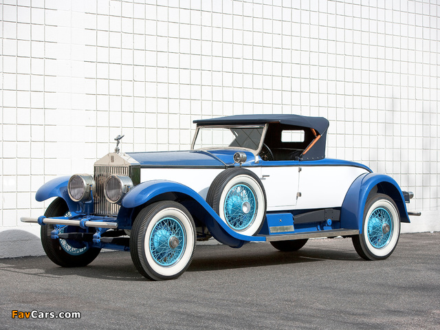 Rolls-Royce Phantom I Piccadilly Roadster 1928 wallpapers (640 x 480)