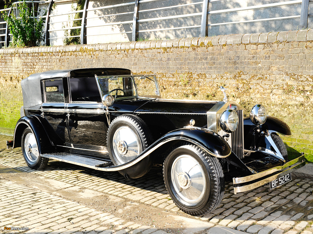 Rolls-Royce Phantom II Cabriolet de Ville by Saoutchik 1930 wallpapers (1280 x 960)